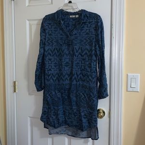 CATO Blue Patterned Dress